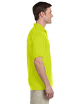 Unisex 50/50 Jersey Polo with Pocket - Safety Green