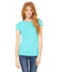 Bella + Canvas 1001 - Women's Baby Rib Short-Sleeve T-Shirt - Teal