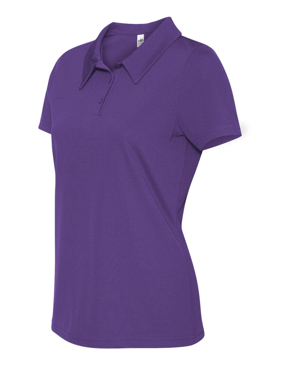 Women's Performance 3-Button Mesh Sport Shirt - Sport Purple