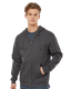 Tultex 0331TC - Unisex Fleece Zip Hoodie - Heather Charcoal