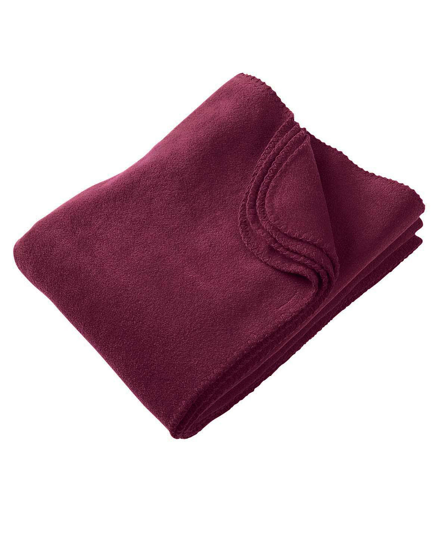 Fleece Blanket - Burgundy
