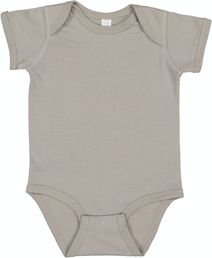 Infant Fine Jersey Bodysuit - Titanium