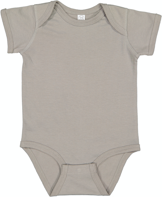 Infant Fine Jersey Bodysuit - Titanium