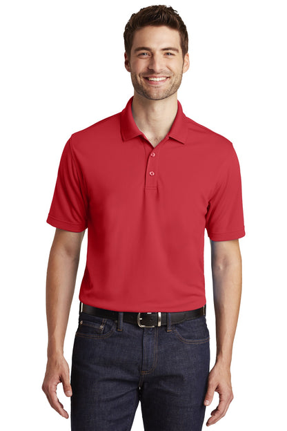 Unisex Dry Zone UV Micro-Mesh Polo - Rich Red