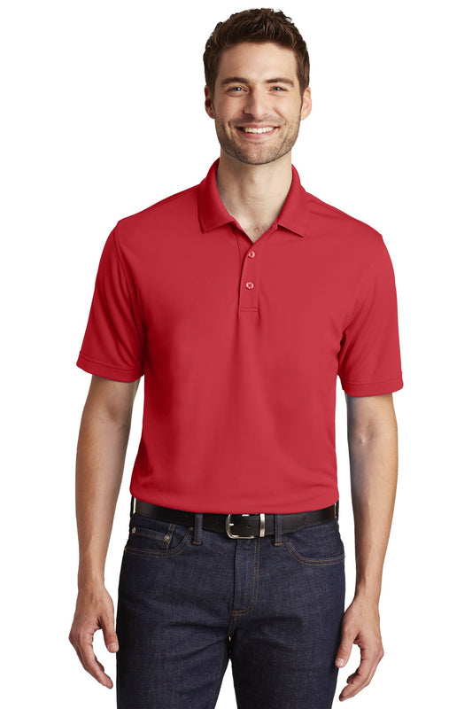 Unisex Dry Zone UV Micro-Mesh Polo - Rich Red