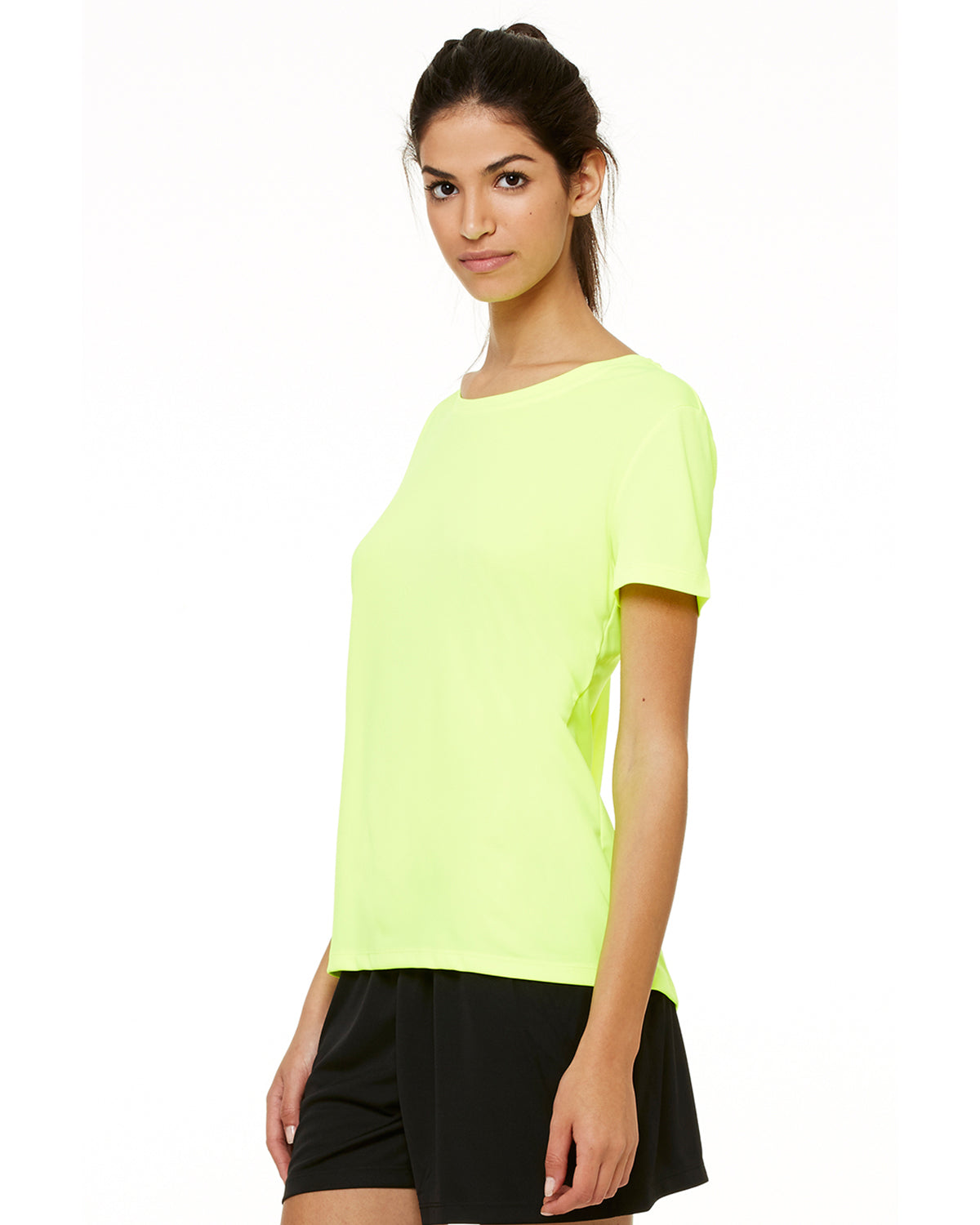 Women's Performance Short-Sleeve T-Shirt - Sport Safety Yellow