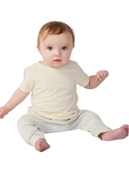 Infant Fine Jersey T-Shirt - Natural