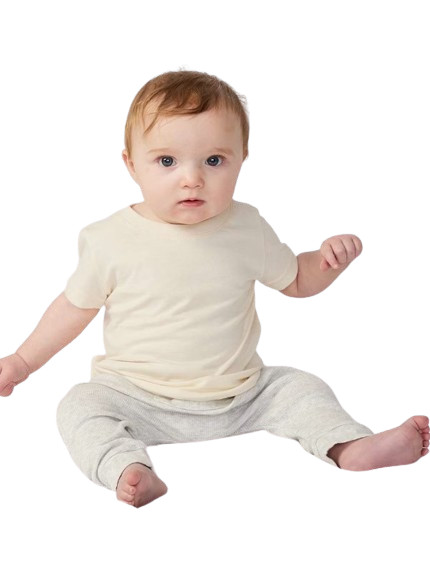 Infant Fine Jersey T-Shirt - Natural