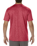 Unisex Performance��  Core T-Shirt - Heather Sport Scarlet Red