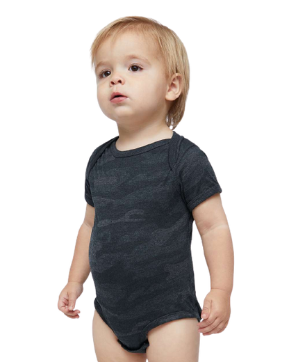Infant Fine Jersey Bodysuit - Storm Camo