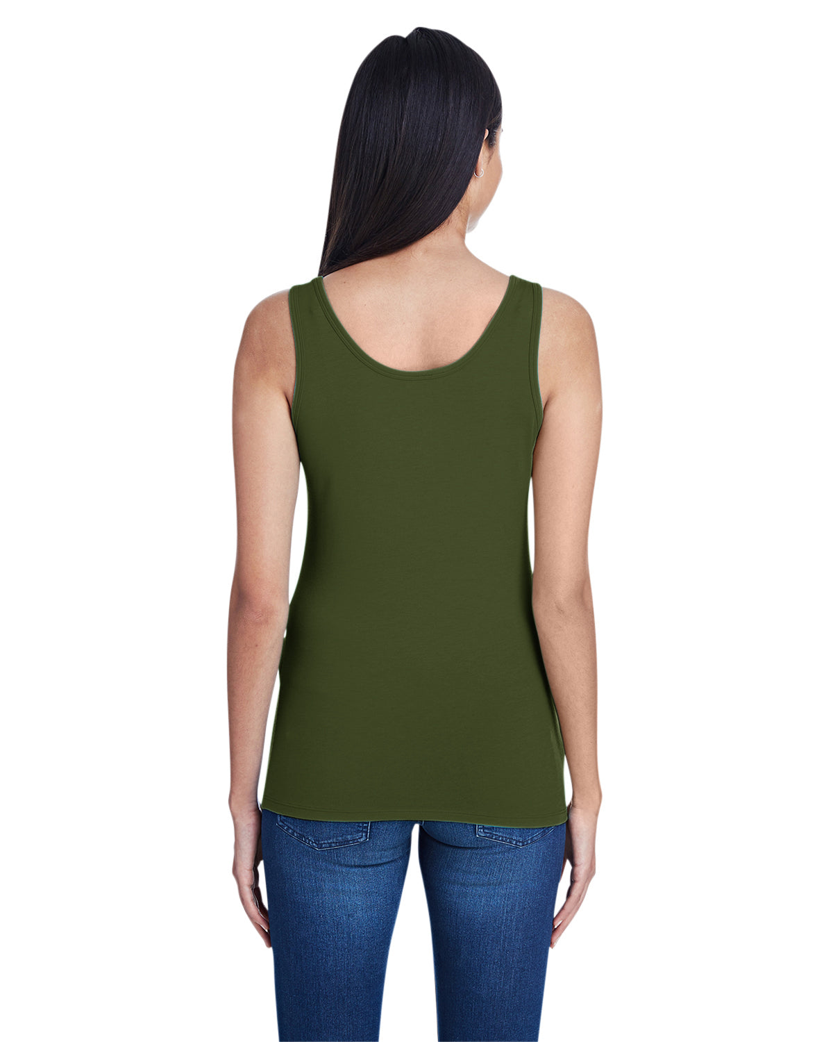 Women's Stretch Tank - City Green
