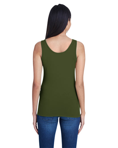 Women's Stretch Tank - City Green