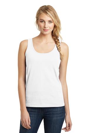 Women's Junior The Concert Tank - White