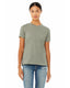 Bella + Canvas 6400CVC - Women's Heathered Relaxed Jersey Short-Sleeve T-Shirt - Heather Stone