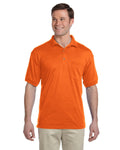 Unisex 50/50 Jersey Polo with Pocket - S Orange