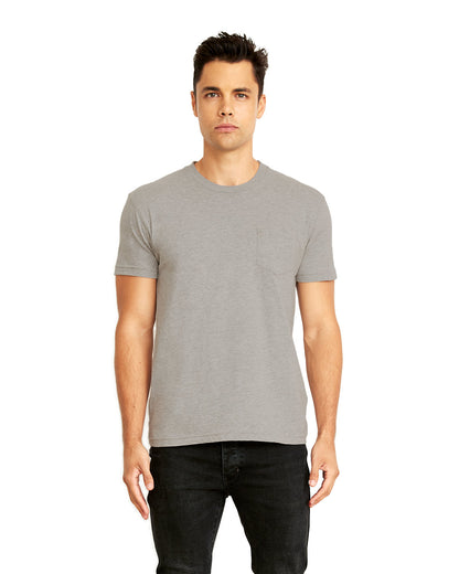 Unisex Pocket Crew - Heather Gray