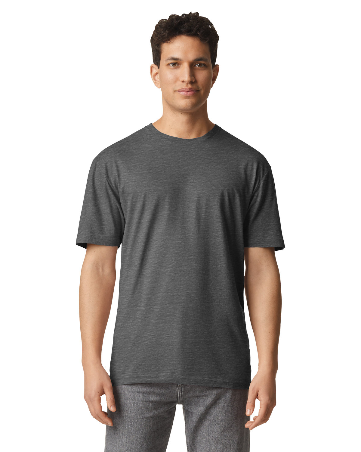 Light Cotton T-Shirt - Heather Dark Grey
