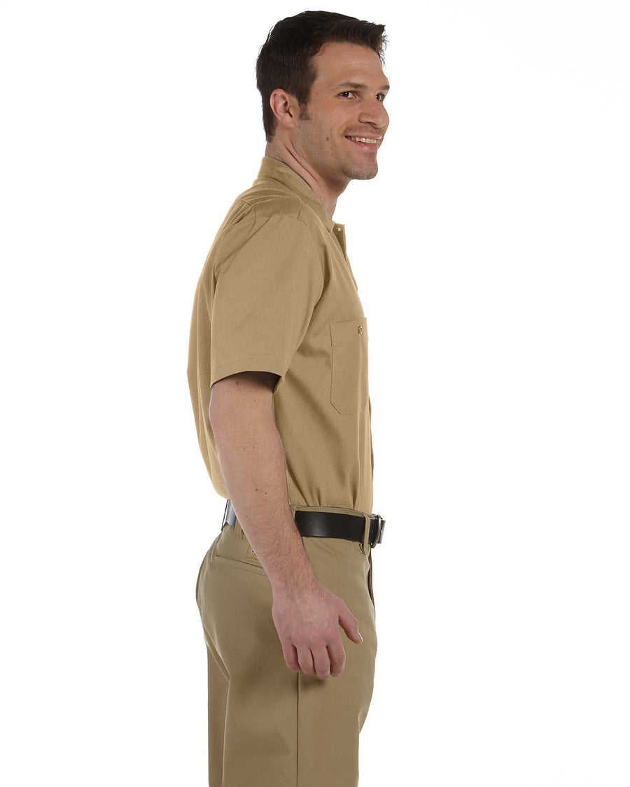 Men's Industrial Short-Sleeve Work Shirt - Desert Sand