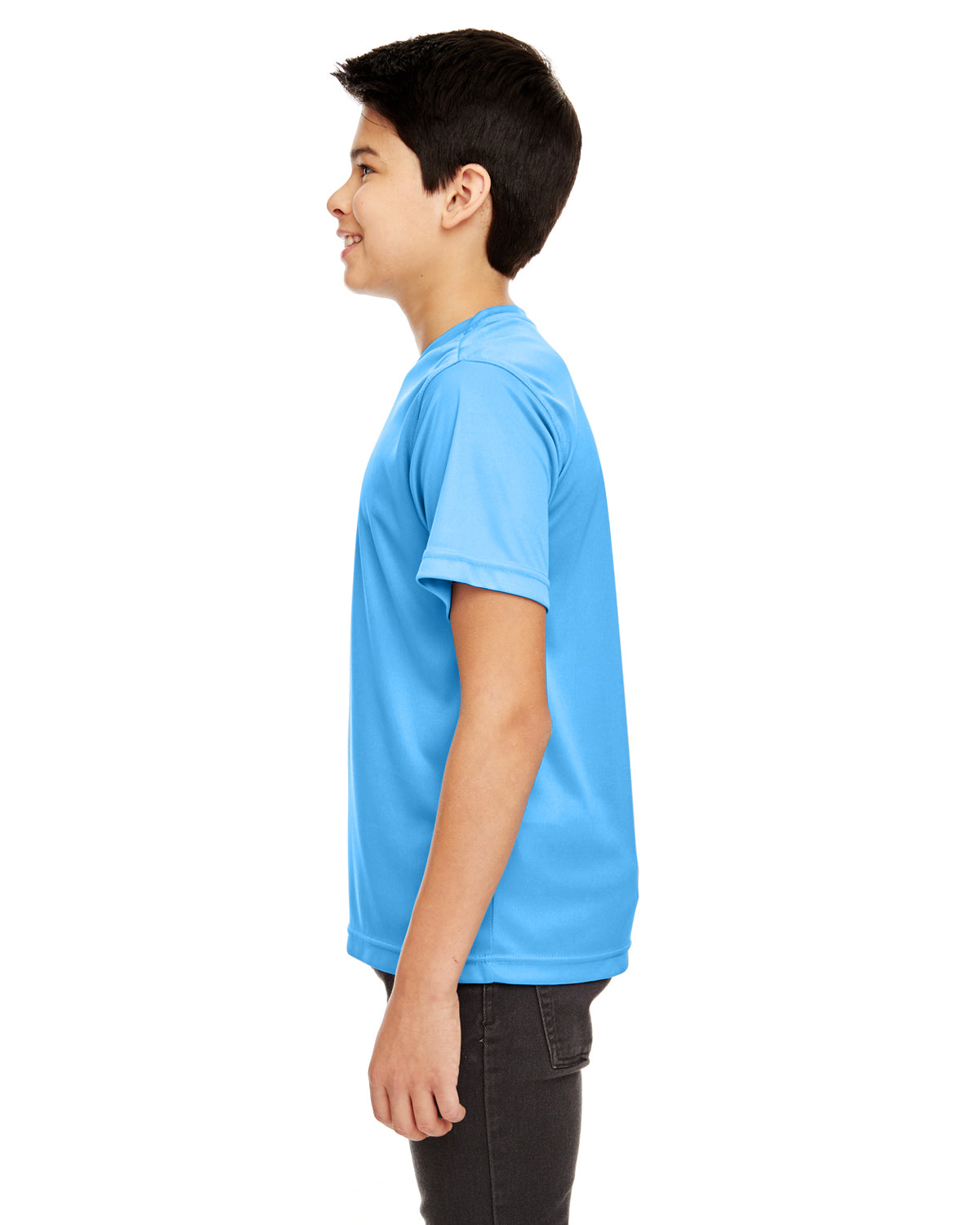 Youth Cool & Dry Sport Performance Interlock T-Shirt - Columbia Blue
