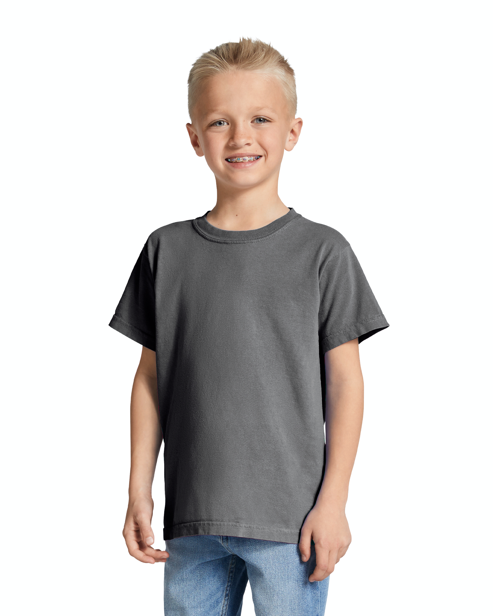 Youth Midweight RS T-Shirt - Pepper