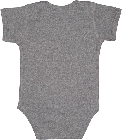 Infant Baby Rib Bodysuit - Granite Heather
