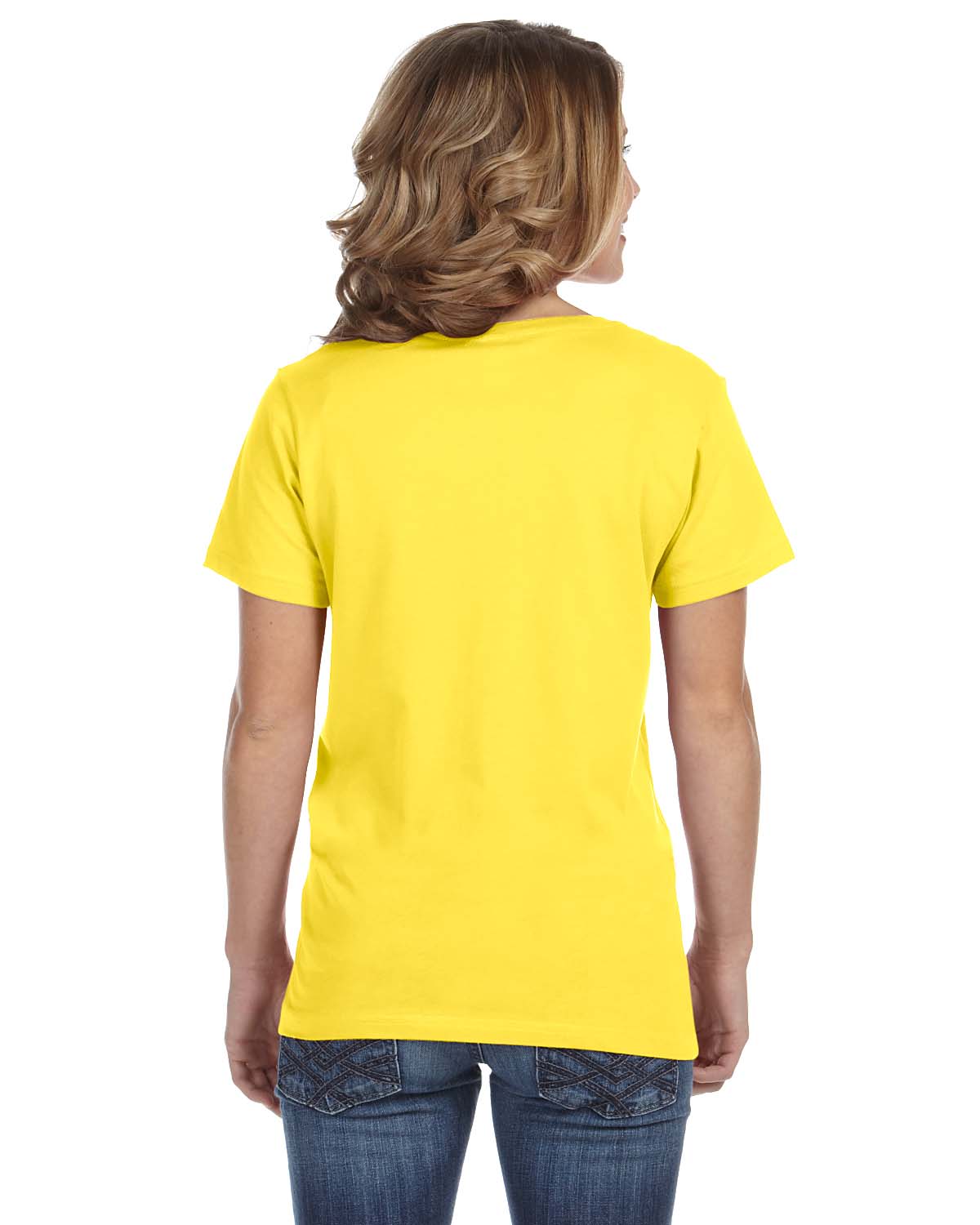 Women's Featherweight V-Neck T-Shirt - Lemon Zest