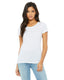 Bella + Canvas B8413 - Women's Triblend Short-Sleeve T-Shirt - White Fleck Triblend