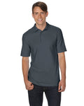 Unisex Double Piqué Polo - Charcoal