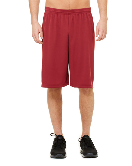 Unisex Mesh 9" Short - Sport Maroon