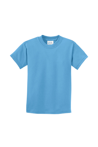 Youth Essential Tee - Aquatic Blue