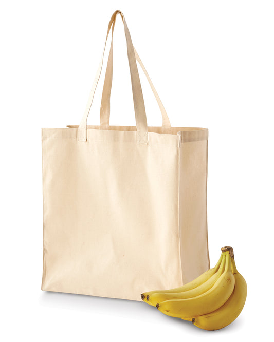 Canvas Grocery Tote - Natural