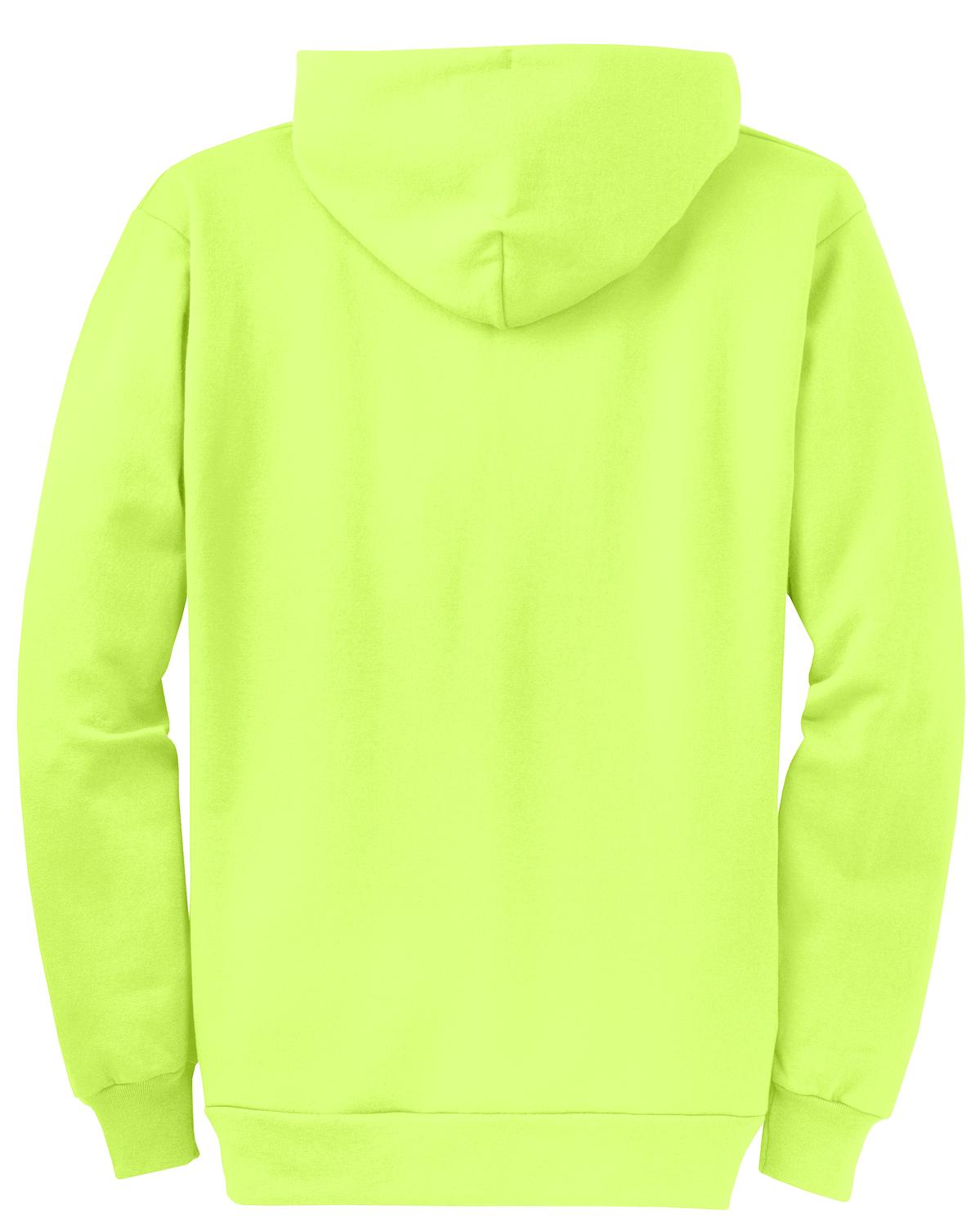 Unisex Core Fleece Full-Zip Hoodie - Neon Yellow