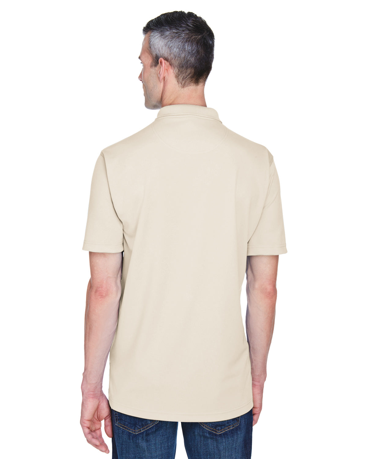 Men's Cool & Dry Stain-Release Performance Polo - Stone