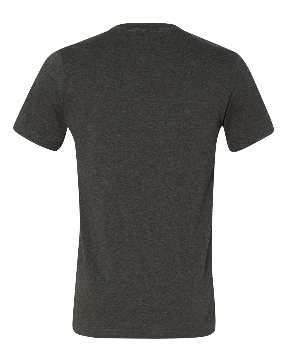 Unisex Jersey Short-Sleeve V-Neck T-Shirt - Heather Dark Gray