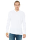 Bella + Canvas 3512 - Unisex Jersey Long-Sleeve Hoodie - White