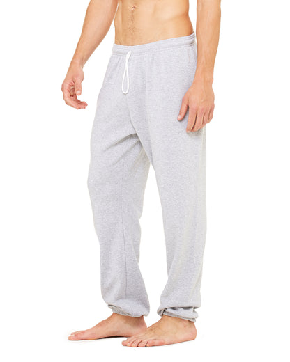Unisex Sponge Fleece Long Scrunch Pant - Heather Athletic
