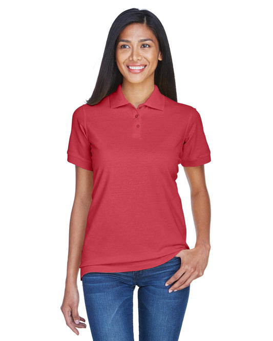 Women's Classic Piqué Polo - Cardinal