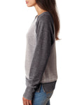 Women's Zen Contrast Crew - Cement / Dark Smoke