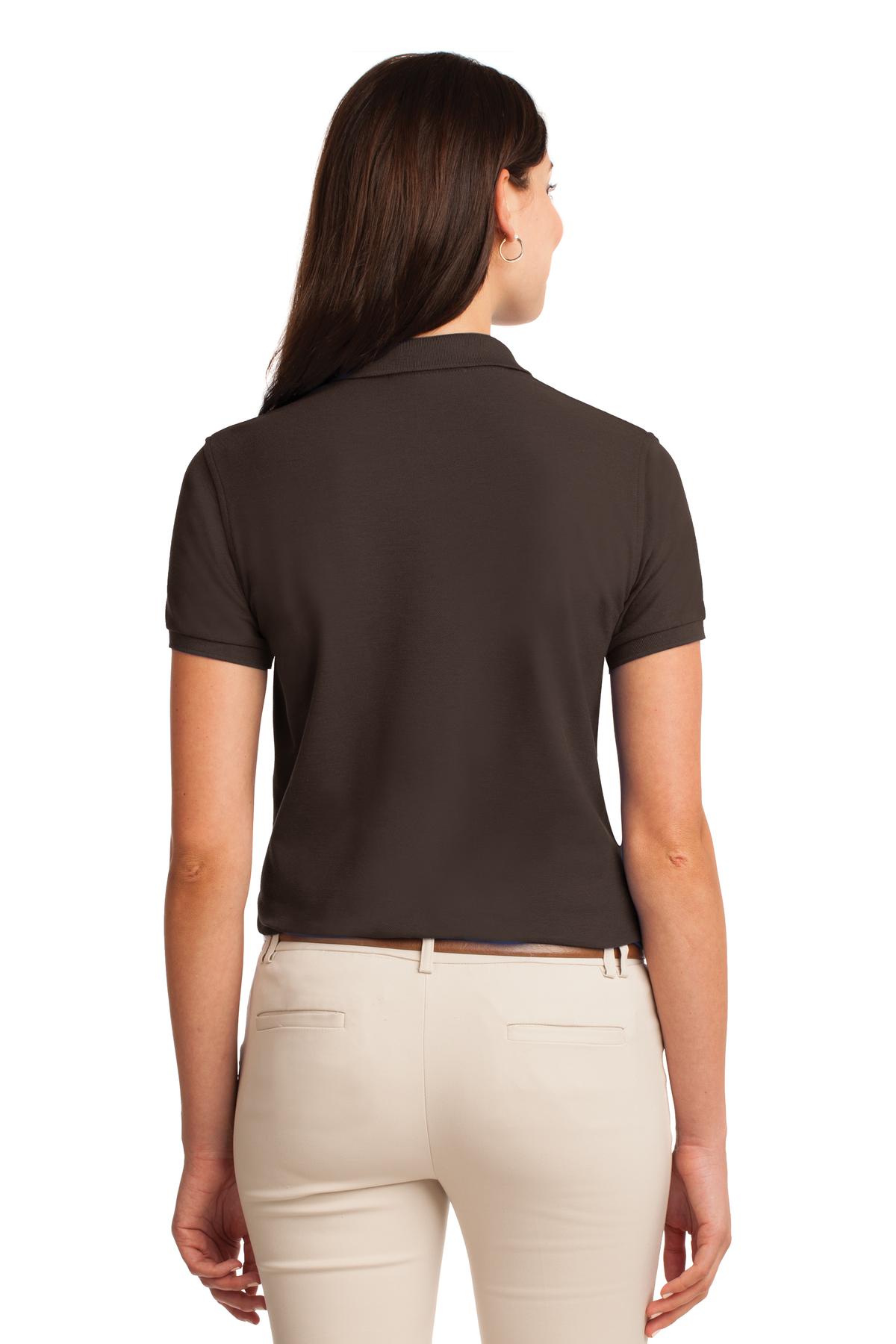Women's Silk Touch Polo - Coffee Bean