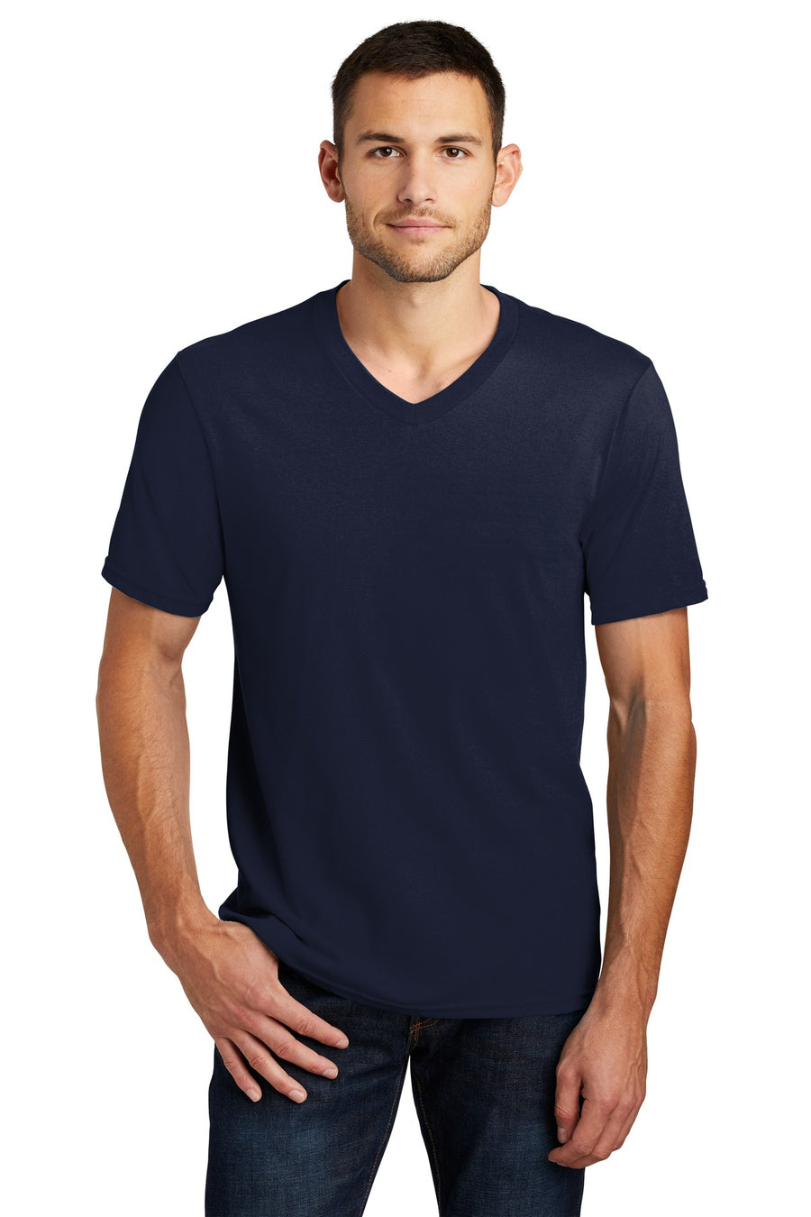 Unisex Very Important Tee V-Neck - New Navy