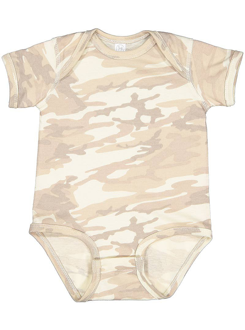 Infant Fine Jersey Bodysuit - Natural Camo