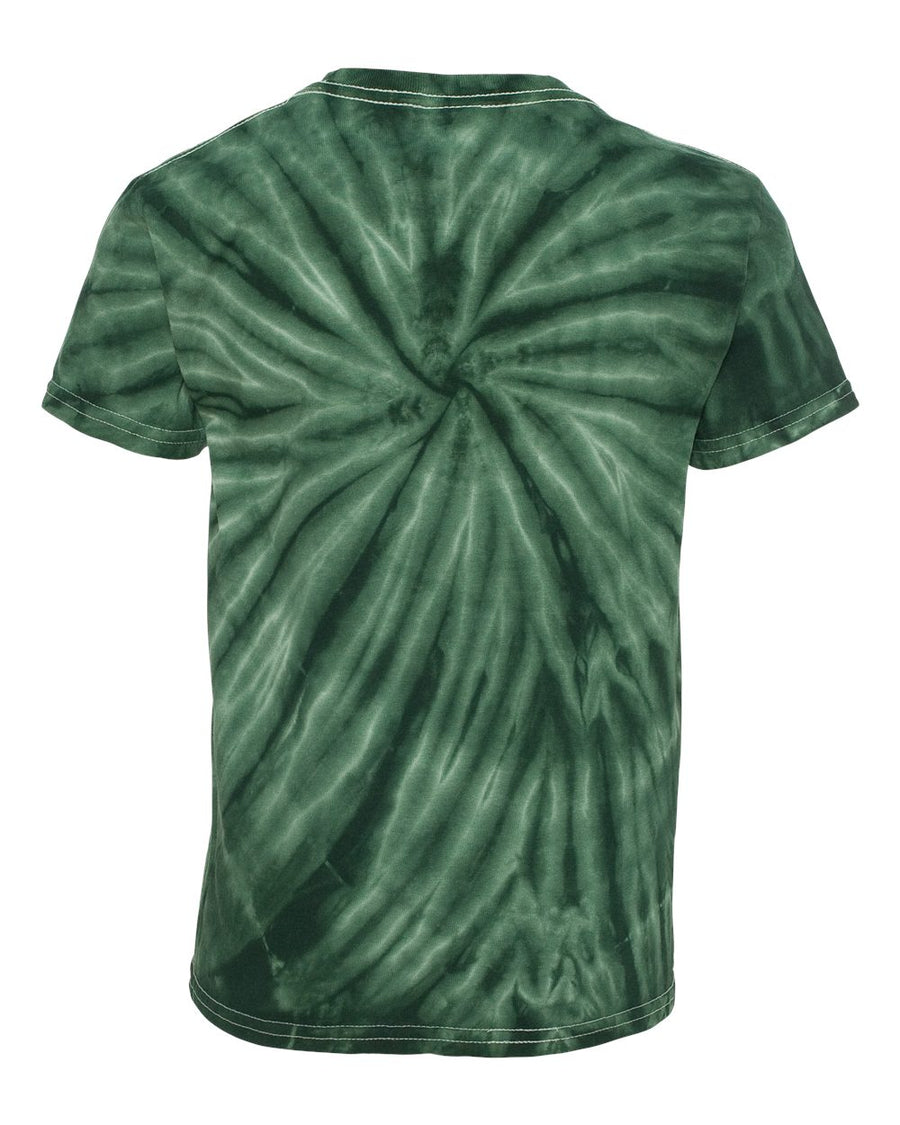 Youth Cyclone Vat-Dyed Pinwheel Short Sleeve T-Shirt - Forest