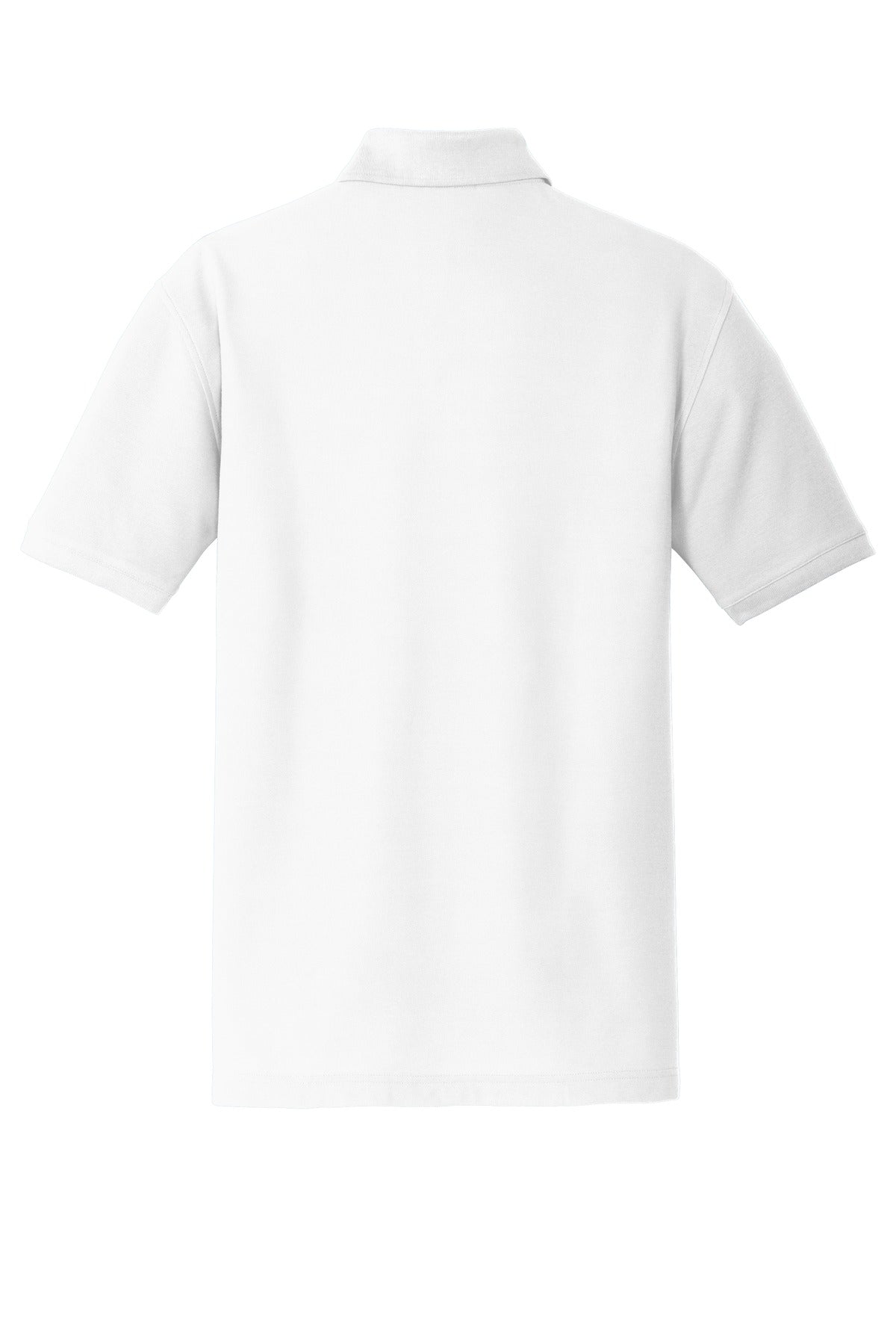 Unisex Core Classic Pique Polo - White
