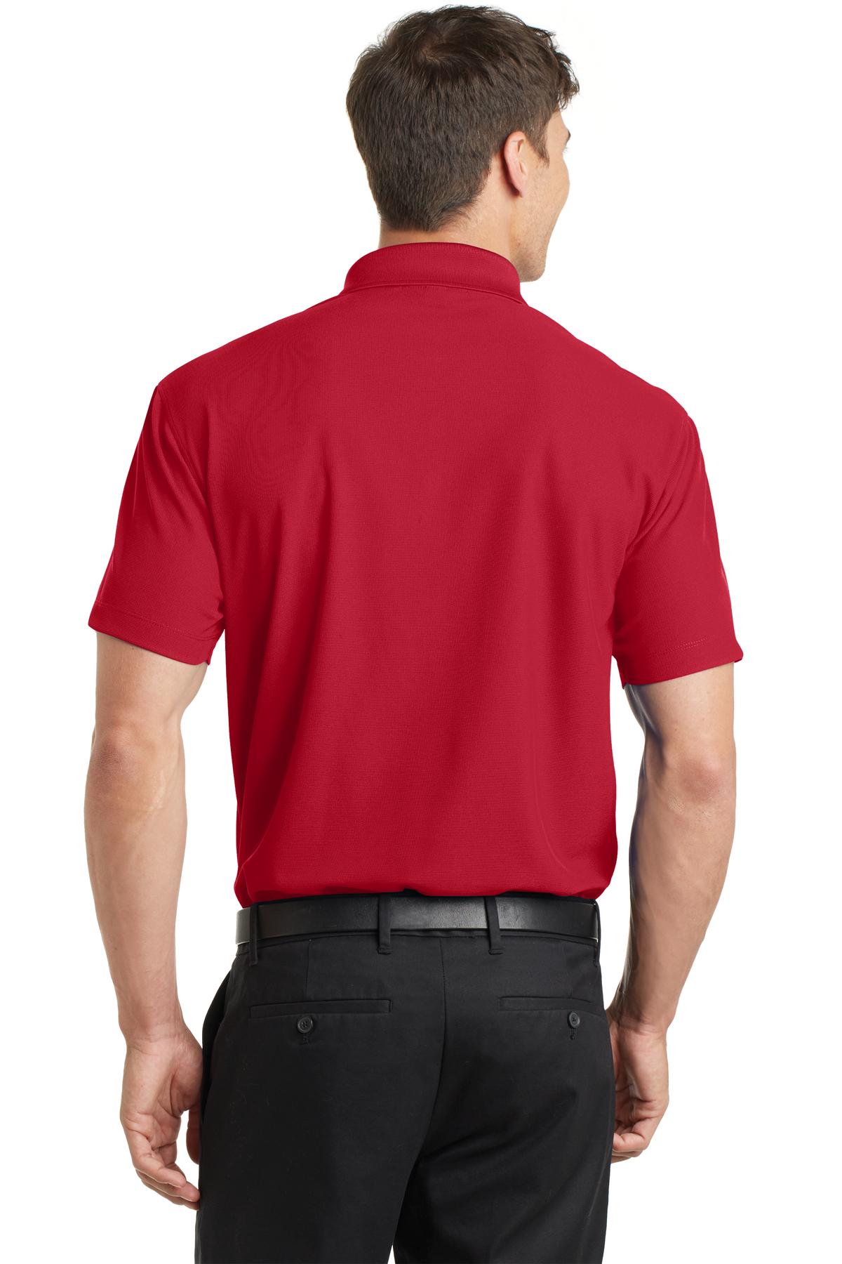 Unisex Dry Zone Grid Polo - Engine Red