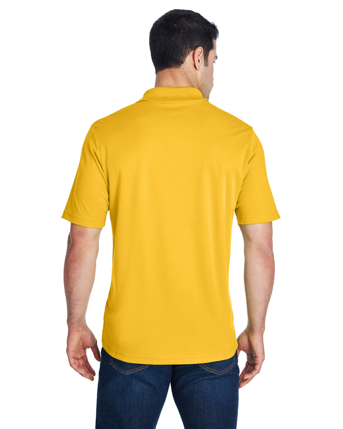 Men's Origin Performance Piqué Polo - Campus Gold