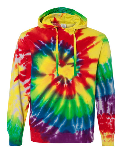Unisex Multi-Color Spiral Pullover Hoodie - Michelangelo Spiral
