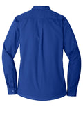 Women's Long Sleeve Carefree Poplin Shirt - True Royal