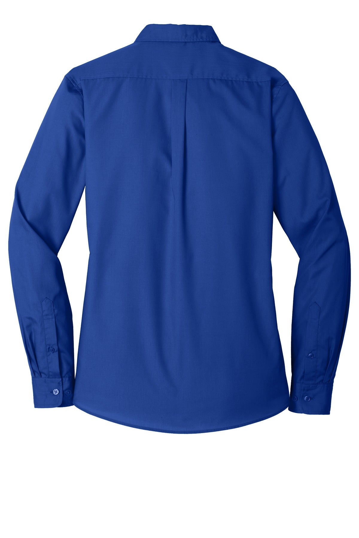 Women's Long Sleeve Carefree Poplin Shirt - True Royal