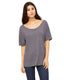 Bella + Canvas 8816 - Women's Slouchy T-Shirt - Asphalt Slub