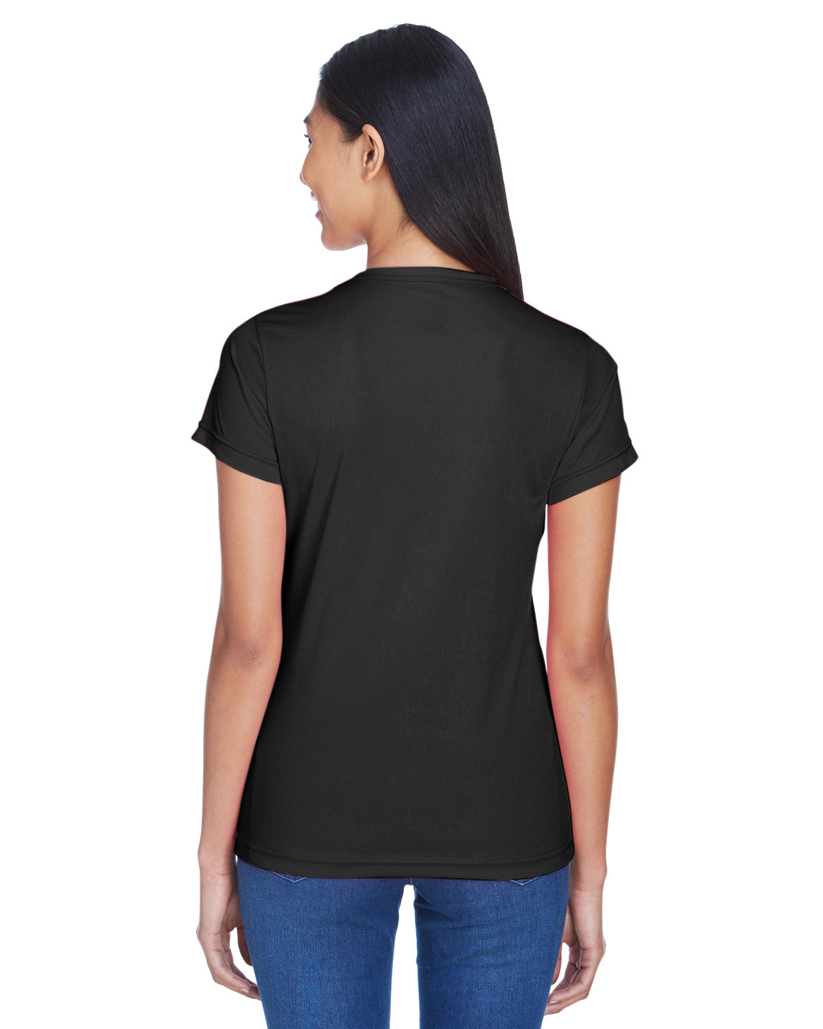 Women's Cool & Dry Sport Performance Interlock T-Shirt - Black